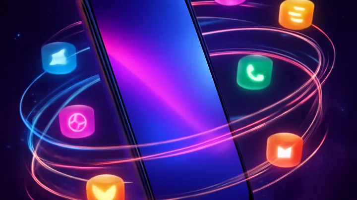 8777BD COM - Sleek smartphone floating in space 8777BD COM Sleek smartphone floating in space